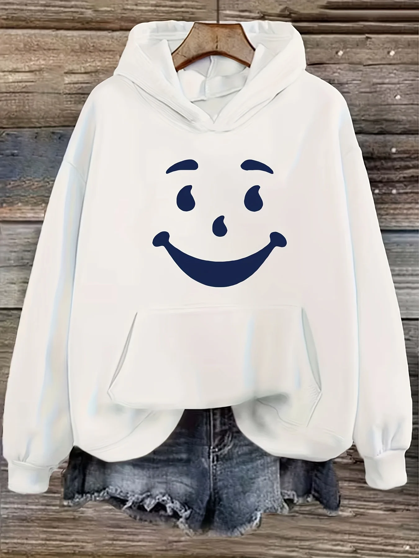 

Мужской и женский топ с принтом больших размеров, свободный повседневный, мягкий, удобный и дышащий, свободный пуловер с капюшоном для занятий спортом на открытом воздухе