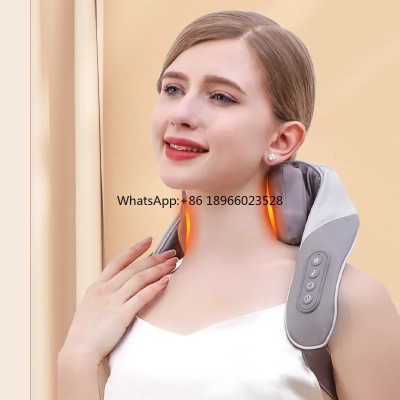 Professional neck massager kneading back shoulder and neck massager with heat back pain relief products