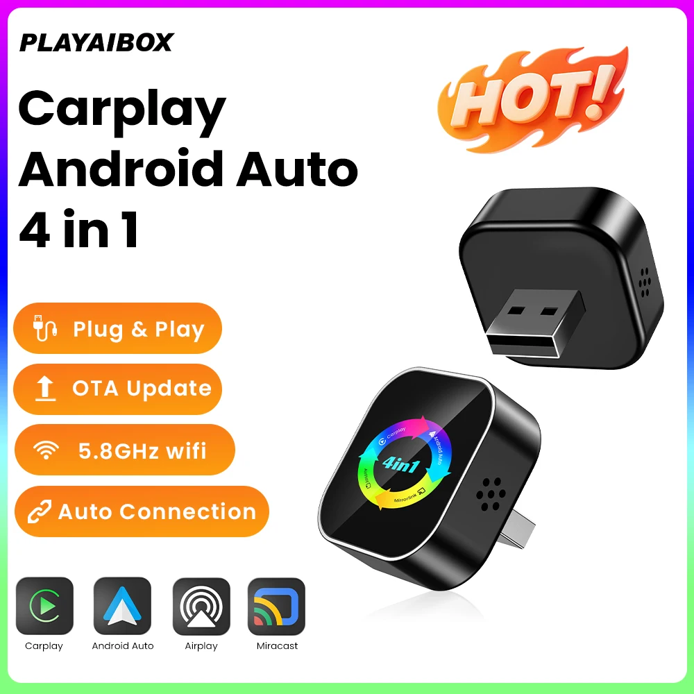 4-In-1 Wireless Car…