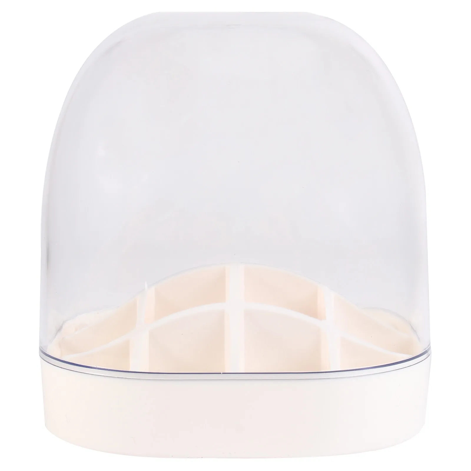 1Pcs 16-Grid Transparent Lipstick Storage Box Dustproof Moistureproof Organizer for Makeup Brushes Lip Gloss Lipsticks