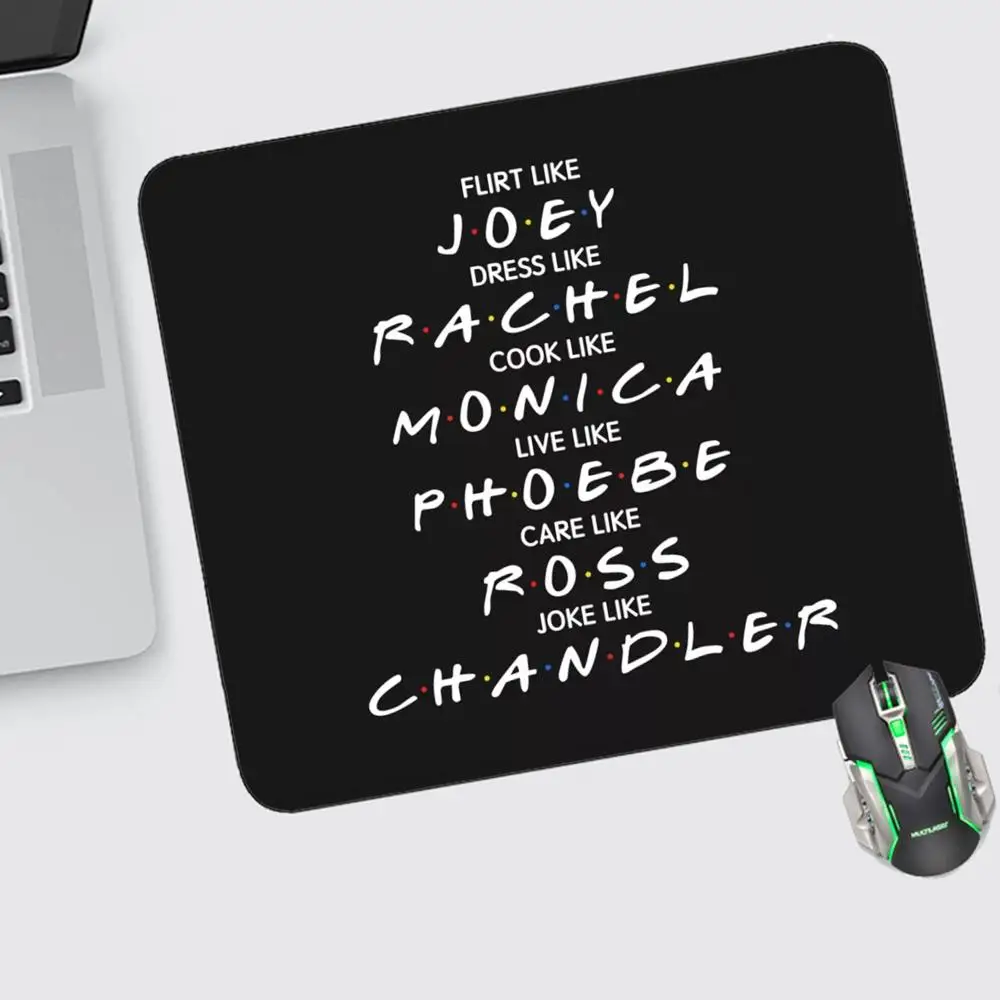 

Friends Tv Show Mouse Pad Small Gaming Accessories Keyboard Computer Offices Desk Mat Pc Gamer Non-slip Rubber Mousepad