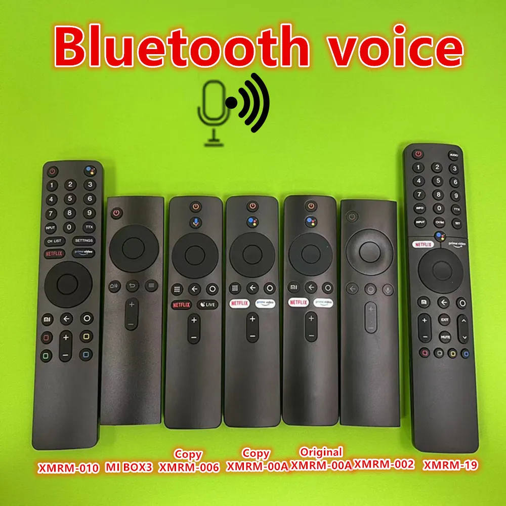 New XMRM-006 00A 007 XMRM-019 010 with voice for Xiaomi MI Box S MDZ-22-AB smart TV box Bluetooth voice RF remote control