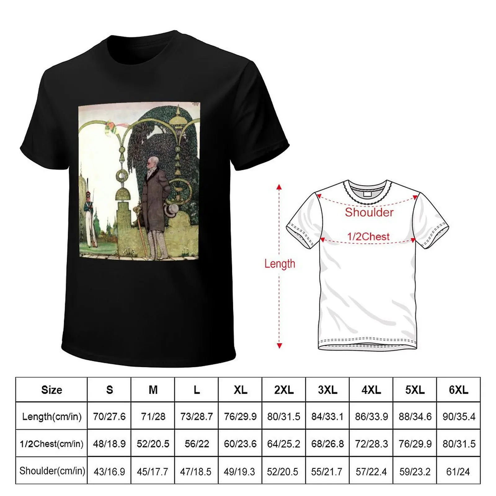 Kay Nielsen T-Shirt Big Size Daily Wear T-Shirt