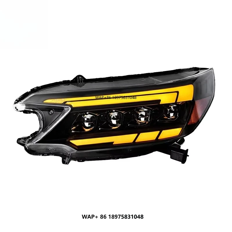 

for-Honda CR-V 2012 2014 Front Headlight Head Lamp Plug and Play Head Light Upgrade LED Headlight Daytime Running Light
