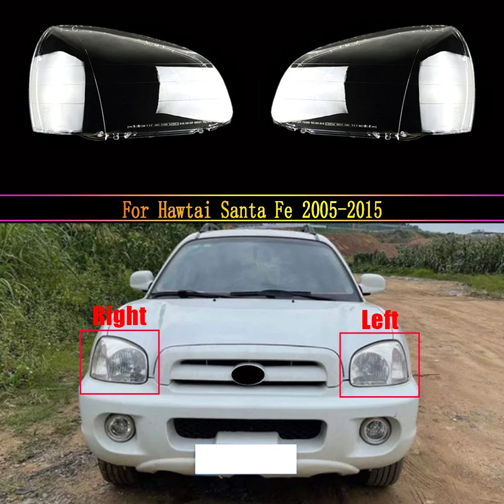 

Car Headlight Lens For Hawtai Santa Fe 2005-2015 Headlamp Lens Car Replacement Auto Shell Cover