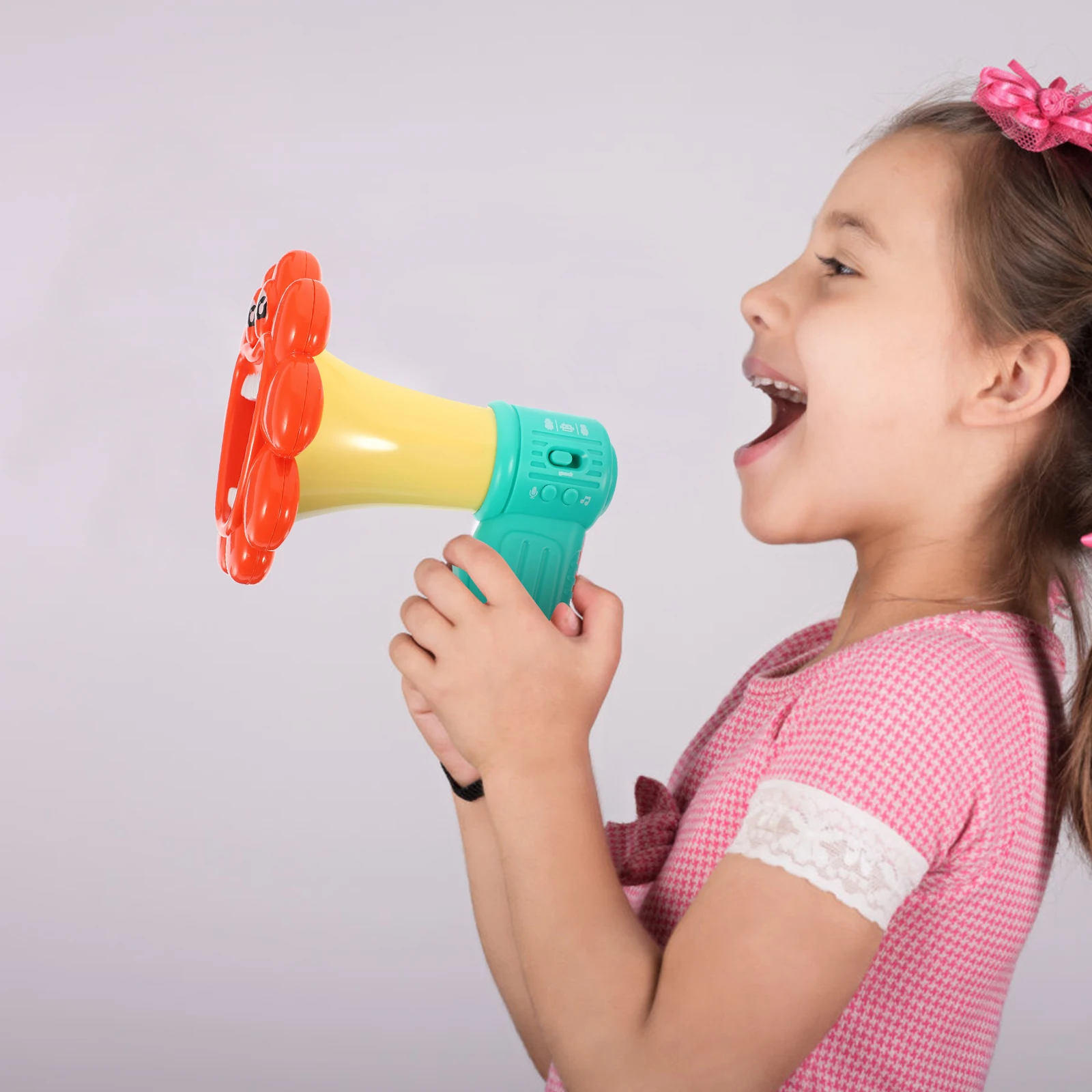 Funny Voice Changer Loudspeaker Electronic Plaything Unique Design Kids Role Cosplay Stage Performance Speaker