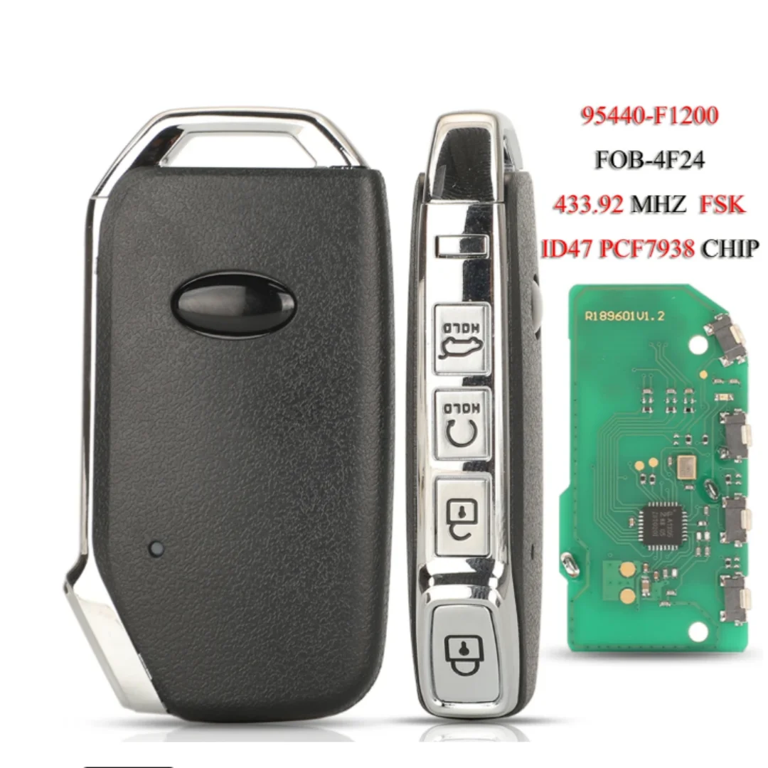 

Benma - For Control key Smart Kia Sportage 95440-F1200, 2019+434Mhz, FSK ID47, Pcf7938,Chip F0B 4F24, no small key