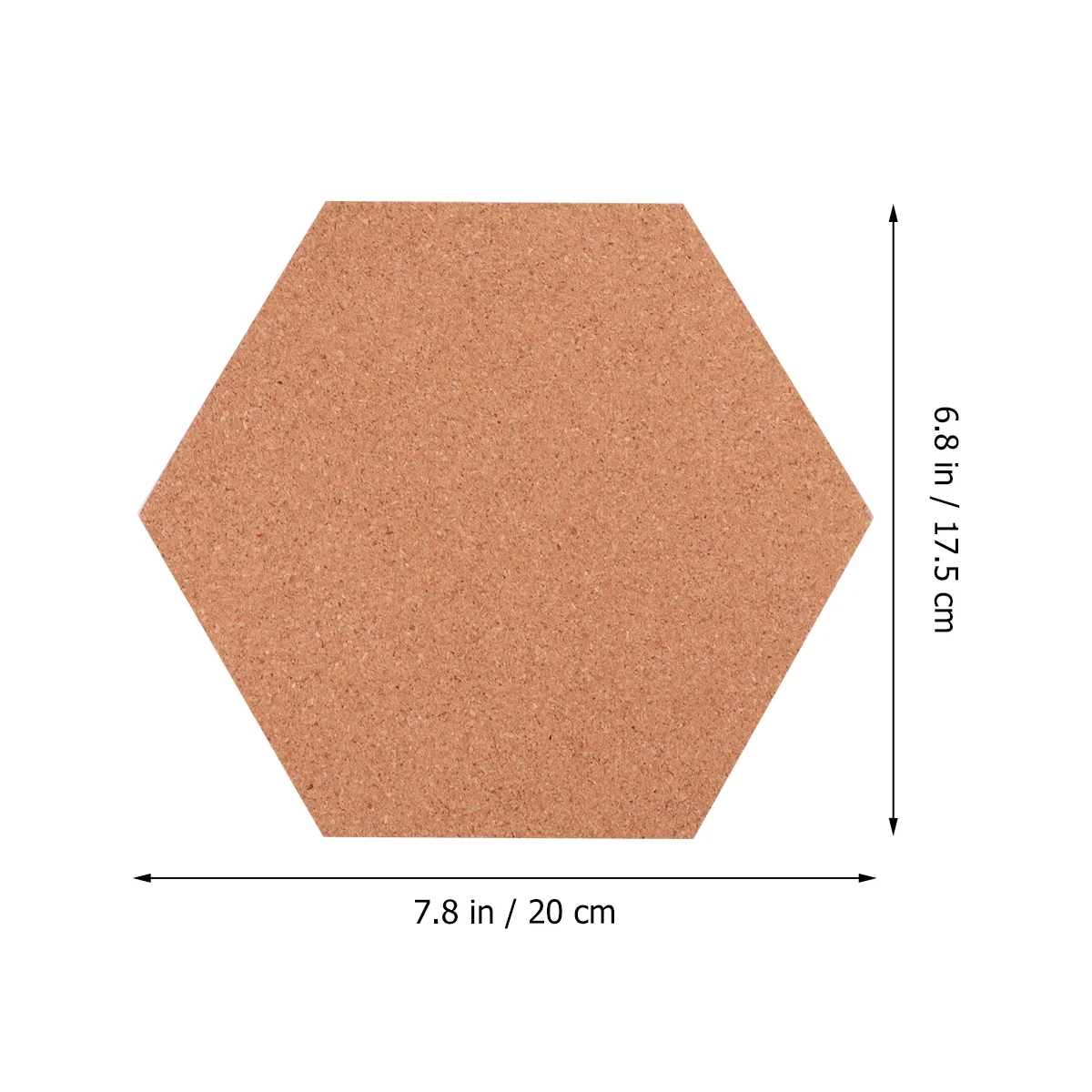 8 Stück sechseckige Fotowandtafel, Pinnwand, Nachrichtentafeln, selbstklebende Korktafel, Anschlagtafel, Fotografie-Hintergrund, Wandpro