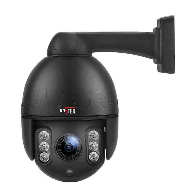 ENSTER H.265 3MP Security Outdoor 4X Zoom Two Way Audio POE Network CCTV PTZ IP Camera