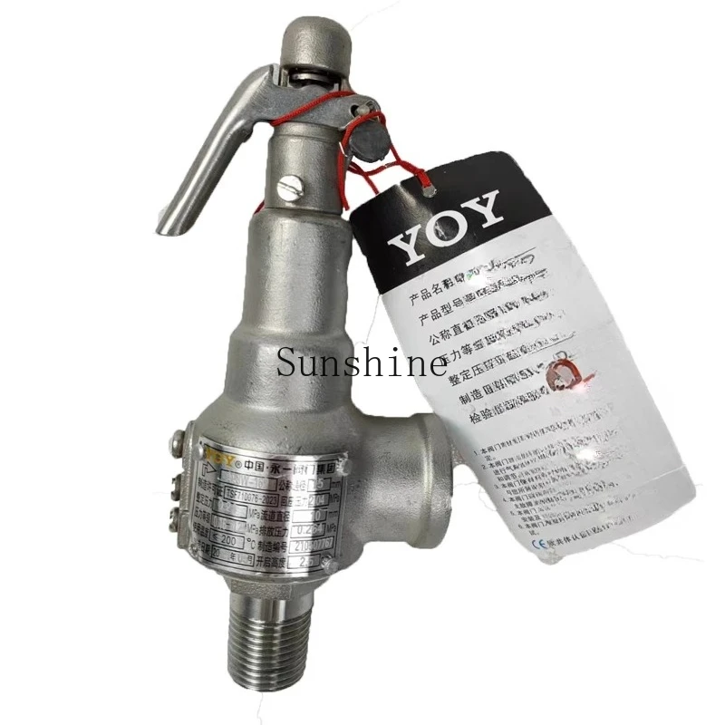 

Steam external thread stainless steel safety valve A28W-16PDN15DN25DN40