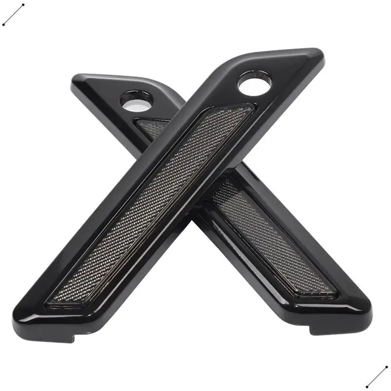 

1Pair Saddle Bag Hinge Latch Covers Replacement Accessories For Touring Electra Road Street Glide 14-23