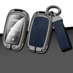 Leather Car Metal Key Case Cover Shell Fob For Honda 2022 2023 2024 Accord Civic HR-V CR-V Pilot Sport SI EX EX-L Touring