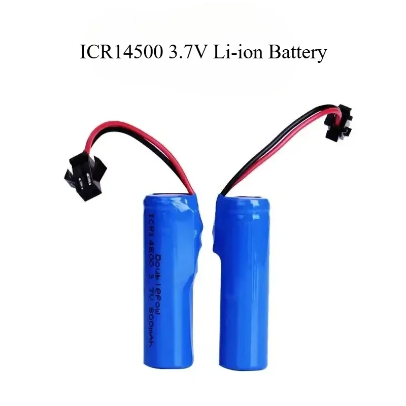 14500 3.7V 800mah Rechargeable Li-ion Battery for Remote Control Toys Headlight Advanced Cameras Ecig torch Batteries SM Plug