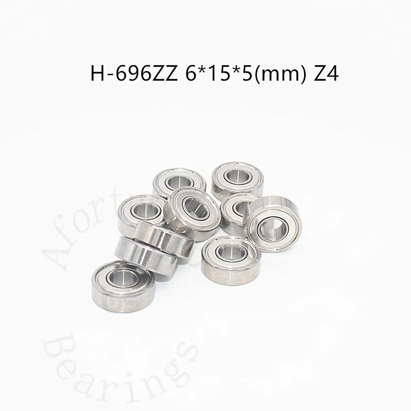 High speed bearing low noise H696ZZ 6*15*5(mm) Z4 10piece Metal Sealed chrome steel parts Transmission accessories