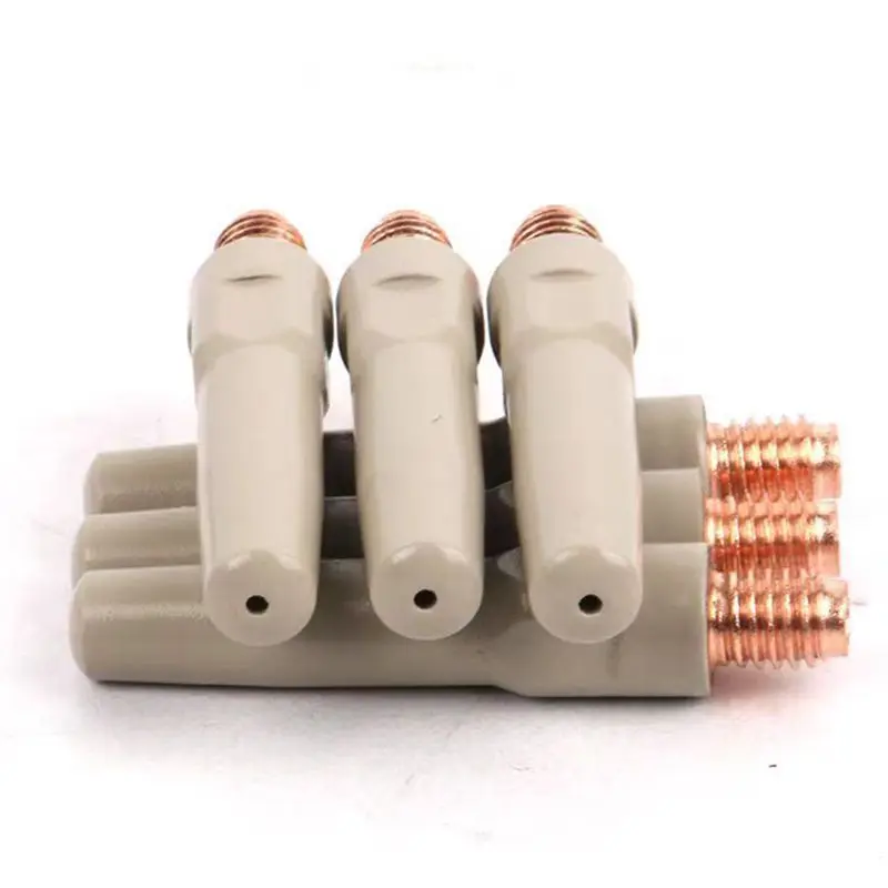 Welding Gun Nozzle with Non-Stick Coating for Slag Protection Copper0.8 1.0 1.2Noncontact Welding Slag Conduct Nozzle for Welder image 2