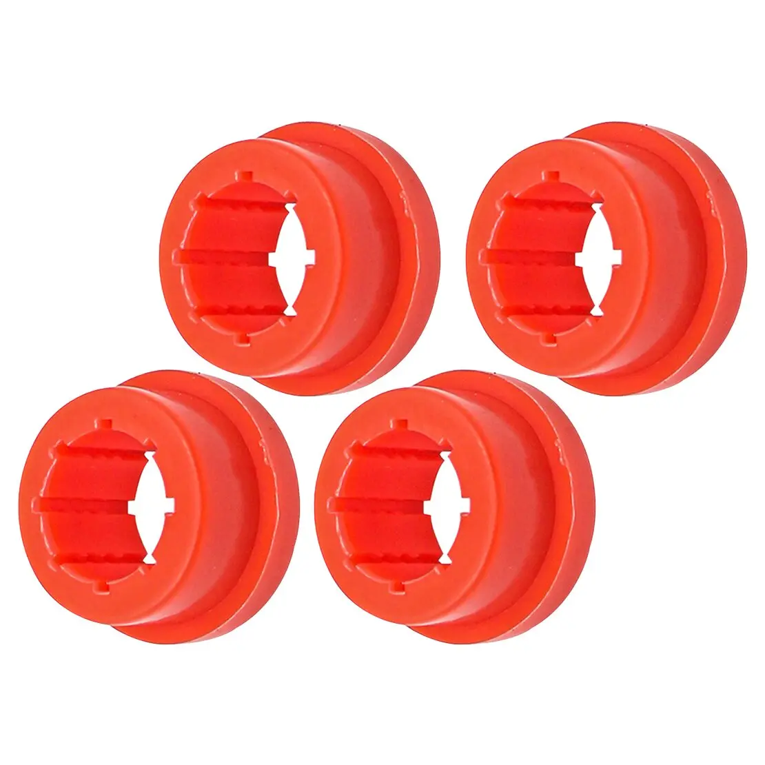 916-05-0095 12Pcs Red Car Lower Control Arm Bushing LCA Rear Camber Kit Plastic fit for Honda Civic Integra Acura RSX DC5