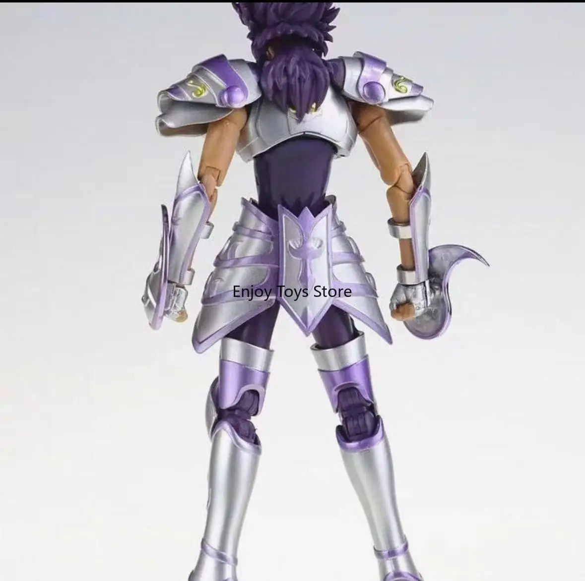 มีสินค้าในสต็อก: โมเดลนักรบผ้าคลุมศักดิ์สิทธิ์สีเงิน รุ่น Myth แบบขยับได้ ขนาดเท่าของจริง