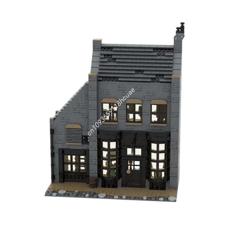 

889 деталей MOC Borgin and Burkes Harry Building Blocks: конструктор для самостоятельной сборки, развивающая идея, обучающие кирпичики, игрушка для детей, рождественский подарок