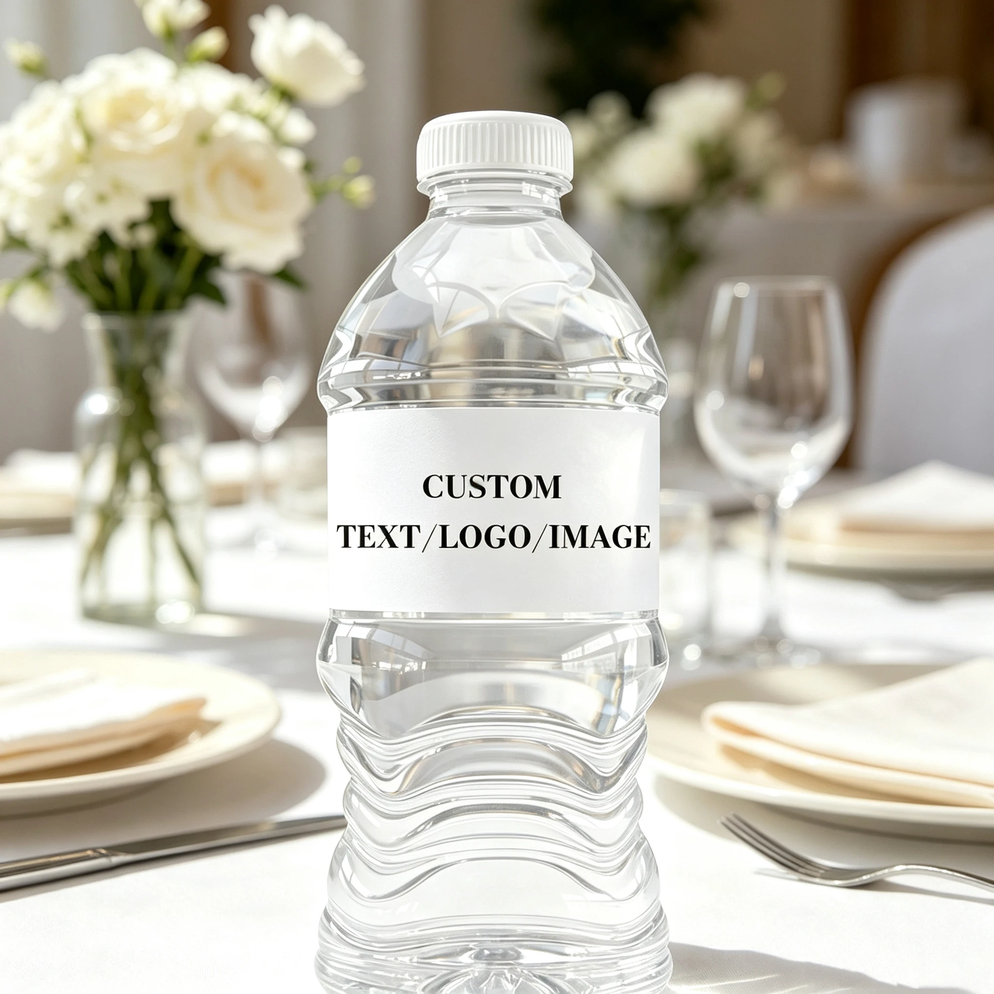 1‑60Pcs Custom Stickers, Personalized Wedding Waterproof Bottle Decals for Couples,Wedding Guest Gifts,Party Favors&Table Decor