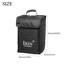 yunyun Zipper Instrument Case Cajon Shoulder Bag Drum Bag Cajon Carrying Bag Backpack Waterproof Padded Drum Case with Handle