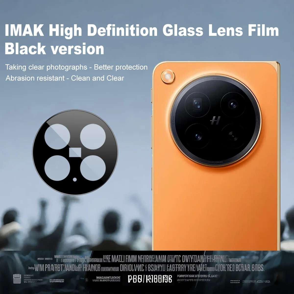 

IMAK Lens Glass for OPPO Find N6 5G Integrated Camera Protector Film