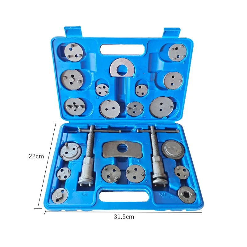 

New 22pcs Heavy Duty Disc Brake Piston Caliper Compressor Rewind Tool Set and Wind Back Tool Kit for Brake Pad Replacement Reset
