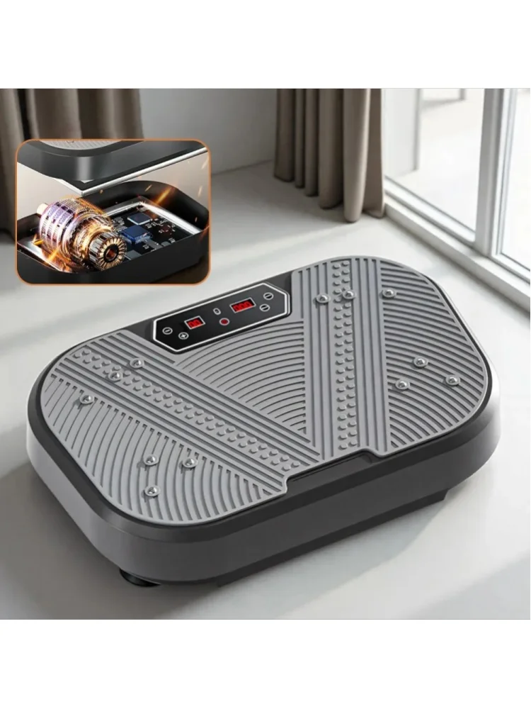 Wibrator do ćwiczeń z 120 trybami wibracji, urządzenie do spalania tłuszczu, fitness domowy, modelowanie sylwetki, trening całego ciała, przenośny sprzęt fitness, udźwig 175 kg. — 2