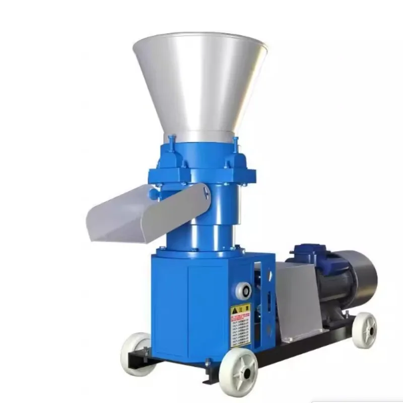 Rotary Feed Pellet Machine Food Pellet Making Machine Electric Animal Feed Granulator for Grain Straw Chicken Pig Poultry