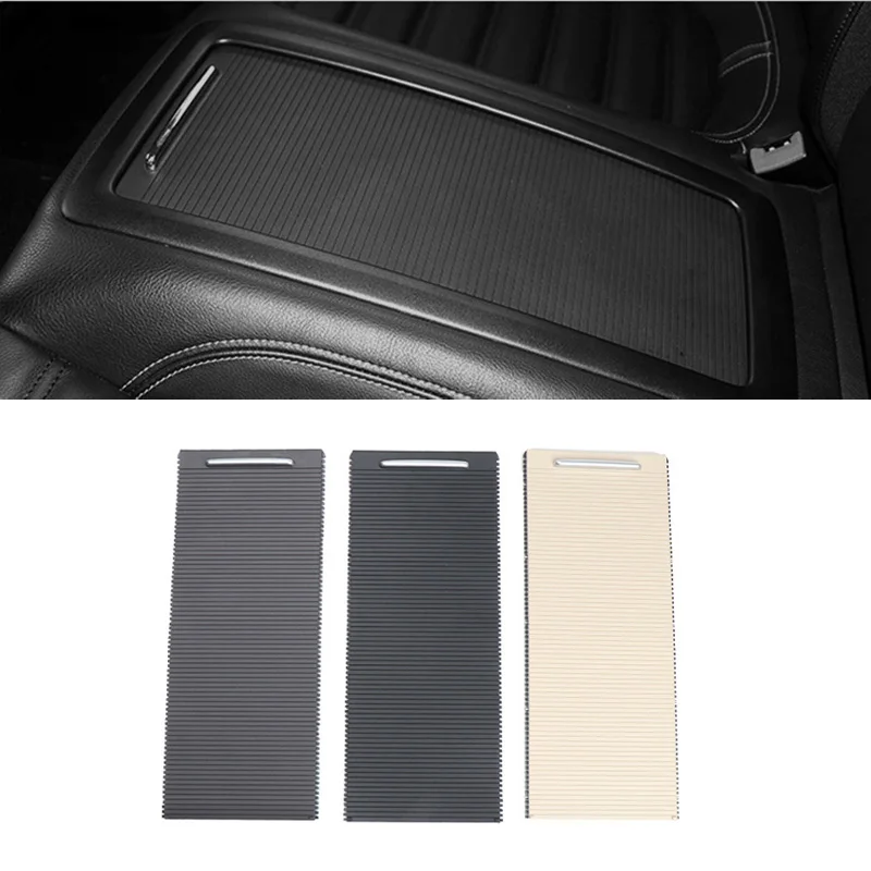 

Car Sliding Shutters Cup Holder Roller Blind Cover Armrest Box Storage Box Trim For Volkswagen Magotan Passat B6 B7 CC