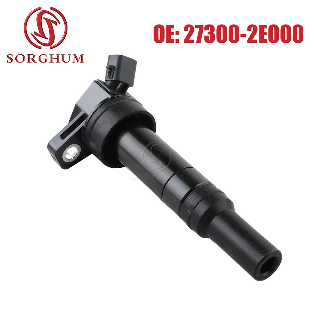 SORGHUM 27300-2E000 Ignition Coils For 2011-2017 Hyundai Elantra Tucson Kia Soul Forte 1.8L 2.0L L4 UF651 273002E000 Coil Assy