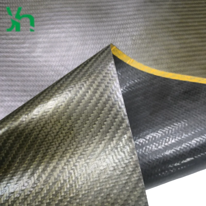 ماتي النهاية 3K حك ألياف الكربون الجلود بولي يوريثان المغلفة 200 جرام/متر مربع نسيج مقاوم للتآكل للأحذية حقيبة فخمة