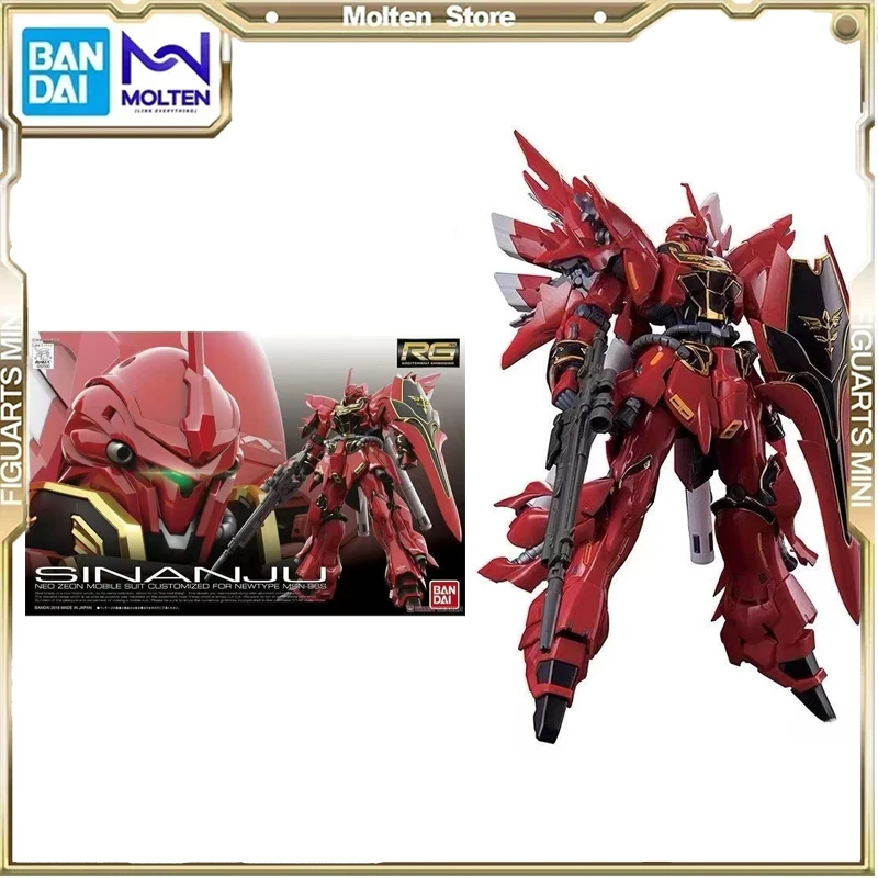 

Genuine BANDAI GUNDAM Assembly Model RG22 1/144 Sinanju Models Action Figure Kids Toy Collect Ornaments