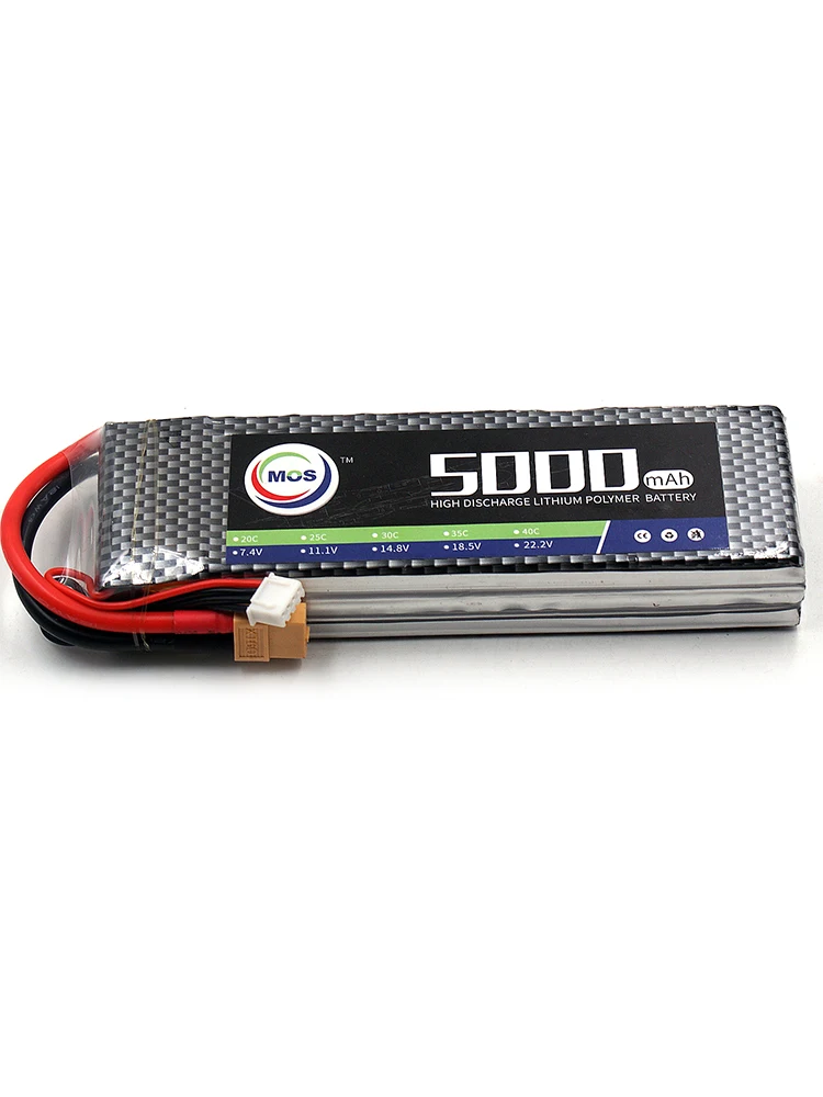 3S 11.1V Batteries 5000mAh 60C Toys LiPo Battery 3S For RC Helicopter Aircraft Car Drone Airsoft batteries