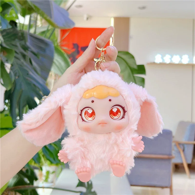 جديد صموئيل لطيف أفخم الفينيل الوجه الدمى حقيبة قلادة Kawaii العصرية الزخرفية الفينيل الشكل فتاة هدية عيد ميلاد لعب للأطفال