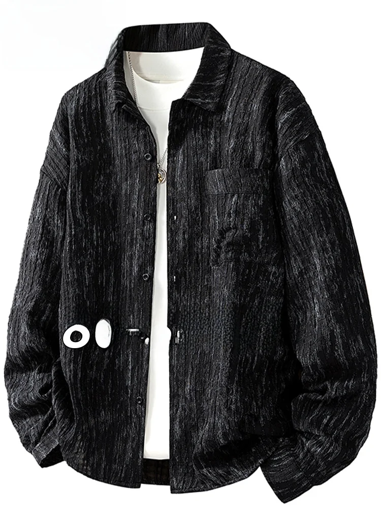 

Свободное повседневное мужское пальто Long Sve irt Faionable, универсальное весенне-осеннее новое тройное пальто из полиэфирного волокна без железа