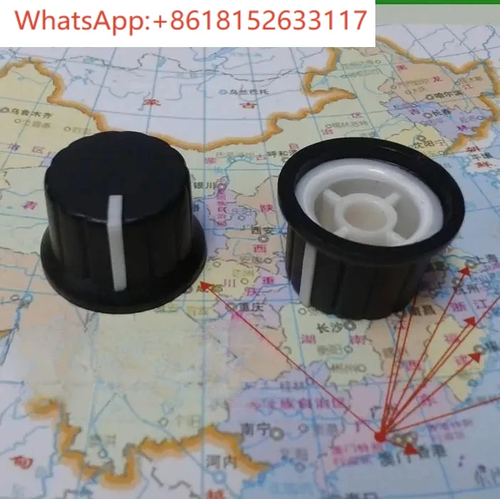 100 قطعة لونين صنعة غرامة الجهد التشفير الفرقة التبديل مقبض بلاستيكي 24*15 مللي متر زهرة رمح حفرة