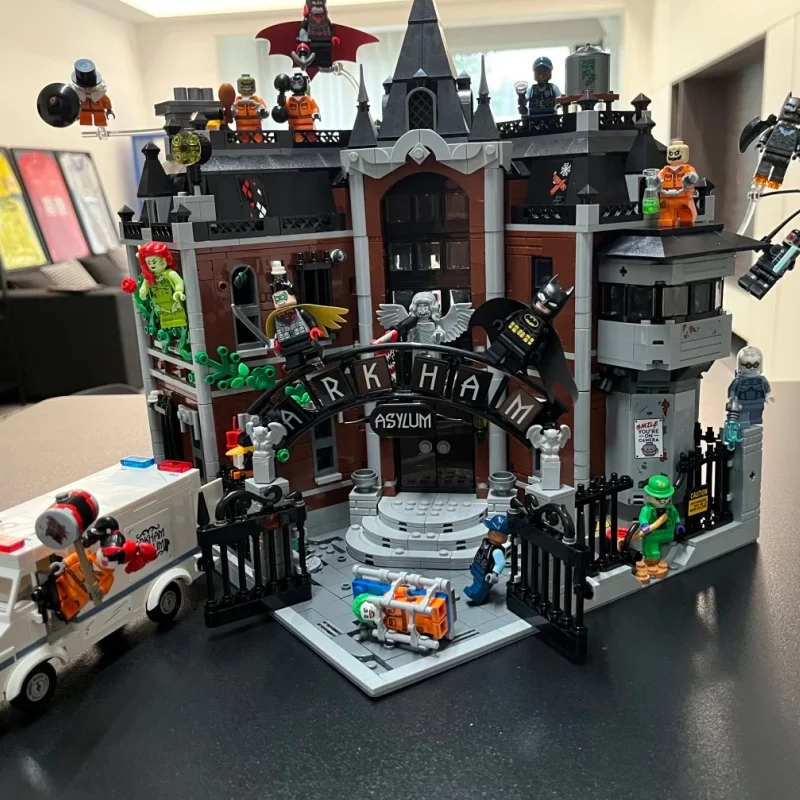 2953 stücke Modulare Arkham Modell Bausteine Ziegel Krankenhaus Architektur Zusammengebaut Diy Kreative Spielzeug Für Kinder Geschenke Dekoration