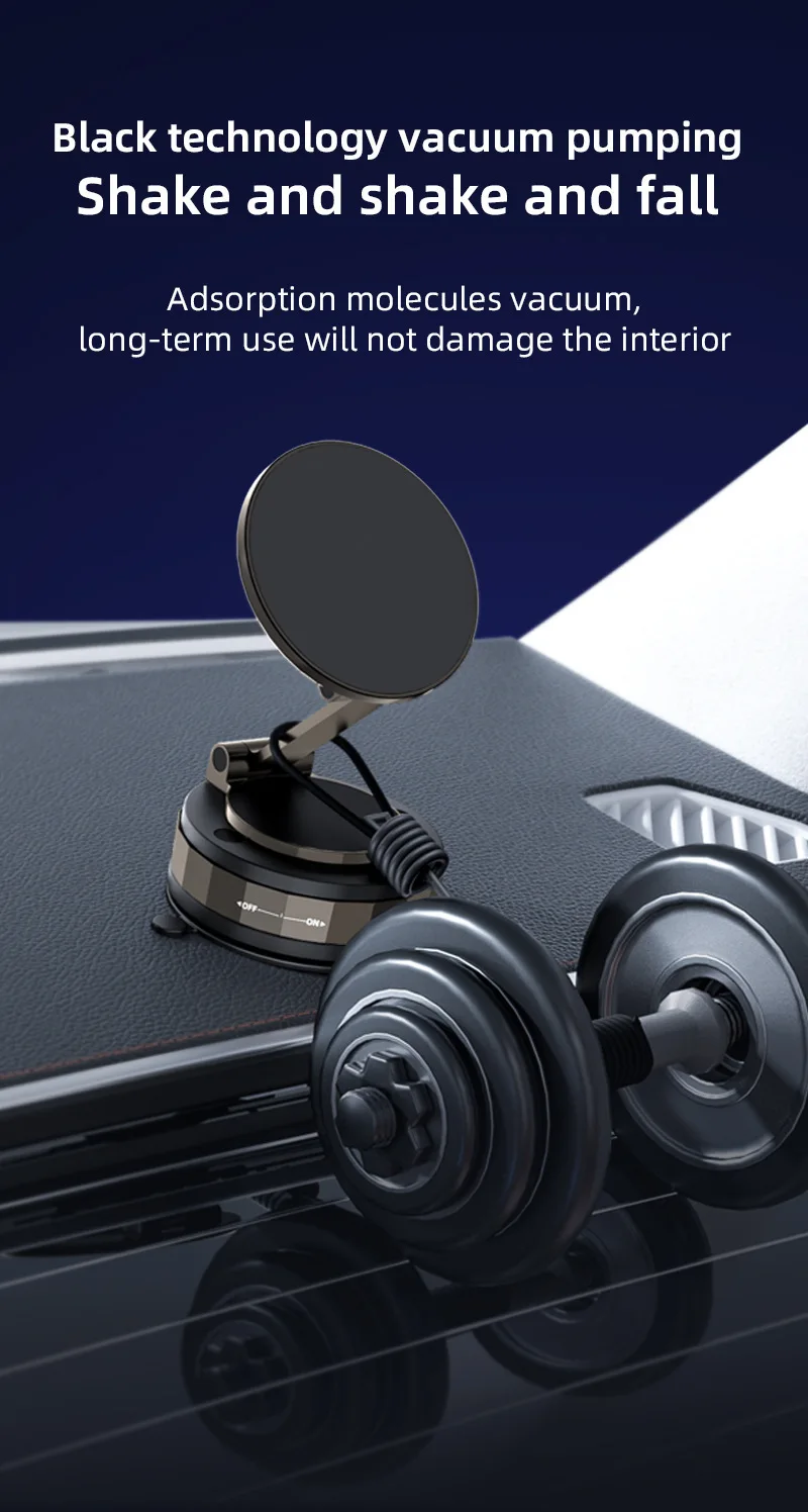 Magnetic phone holder details