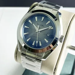 2024 New polished case 43mm Explore Blue Men's Automatic Sport Watch ST16 Movement MIYOTA 8215 mechanical 50 meters waterproof