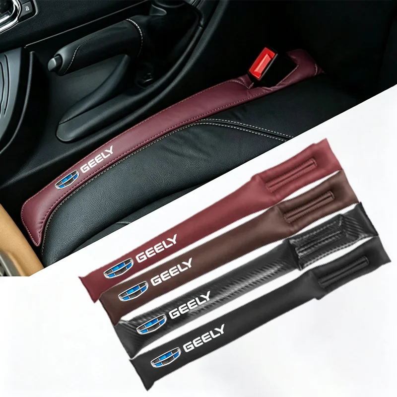 Suede Car Seat Gap Stopper-Stops Item Drop,Comfortable Touch For Geely geometry C Gc6 Gx3 Ec7 Atlas Cross NL3 X6 GS Accessories