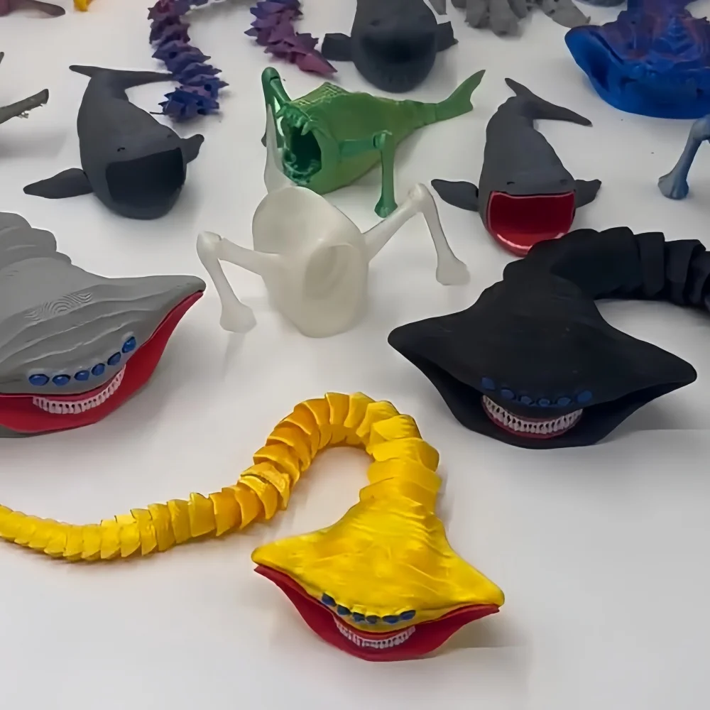 Em Estoque Figura de Ação Subnautica Sea Eater Bloop Gran Maja Modelo de Brinquedo Presentes de Natal