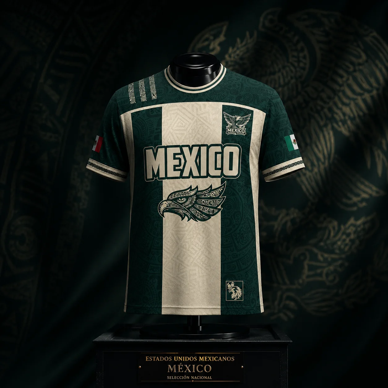 Mexican Soccer Jersey, Mexico Jersey For Men Women and Kids, Mexican Aztec Partern Jerseys, Gift For Soccer Players & Fans
