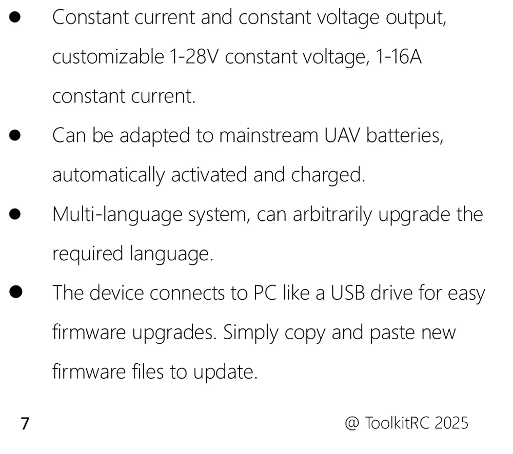 ToolkitRC M6DAC V2/PRO Ladegerät Intelligente Ausgleichsspannung AC300W 200W DC800W Lithium-Batterie 1-6S FPV Spielzeugmodell Auto Zubehör – Detail 28