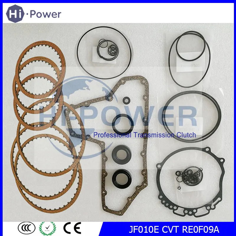 

JF010E CVT RE0F09A Transmission Clutch Overhaul Kit Friction Kit For Murano Teana Presage QUEST Gearbox Repair Kit