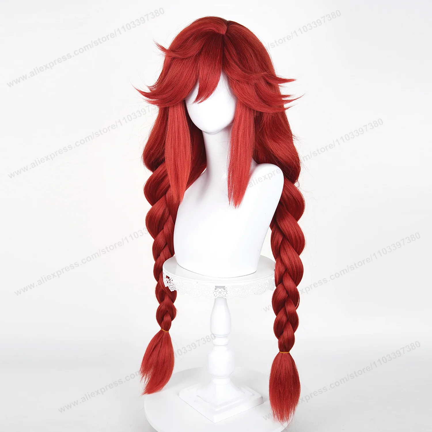 Riyo Reaper Li Glaze Cosplay Wig 95cm Long WomenHair  Anime Cosplay Wig Halloween Heat Resistant Puffy Yaki Synthetic Wigs image 5