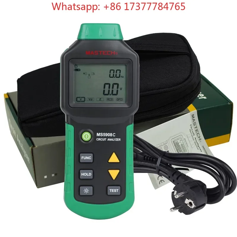 IDEAL Sure Test Socket Tester 61-164CN /Mastech MS5908 RMS Circuit  Tester Compared w 110V or 220V