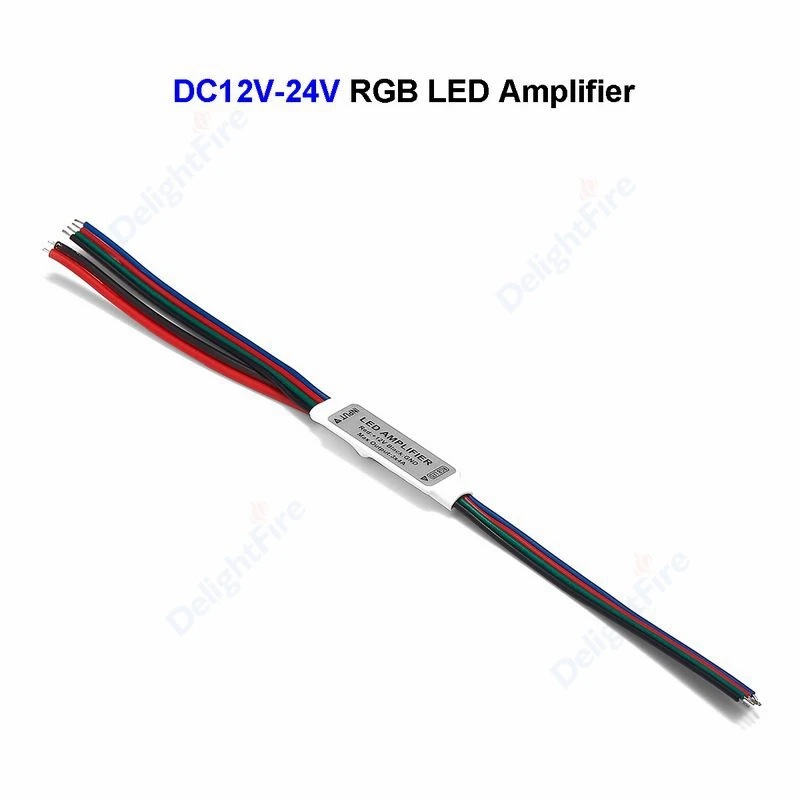 DC12V-24V Mini Single Color LED Amplifier Repeater For SMD 5050 3528 Single Color LED Strip Lights