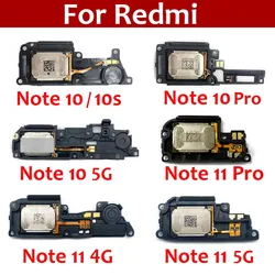 Alto-falante para Xiaomi Redmi Note, 10, 10s, 11, 11s Pro Plus, 4G, 5G, alto-falante, campainha, peças de reposição