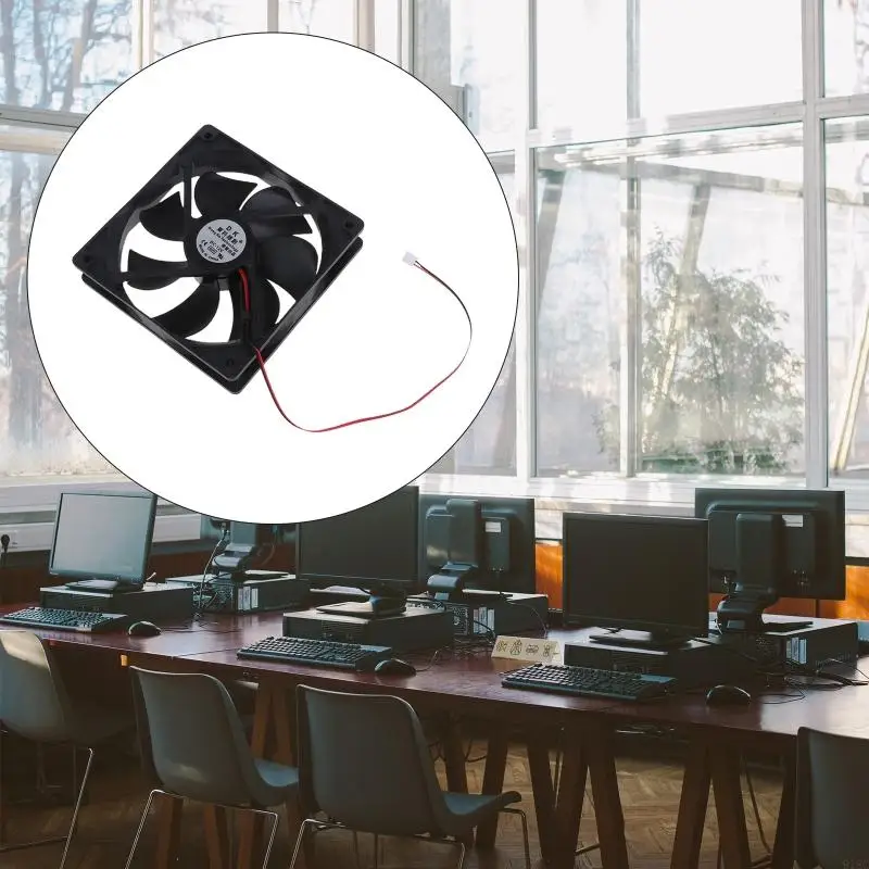 918C CPU Cooler Khung Xe Quạt 12025 12Cm 5/12/24V Tắt Tiếng Máy Tính Để Bàn Chủ Máy Tính Cho Ốp Lưng quạt Làm Mát Máy Tính Tản