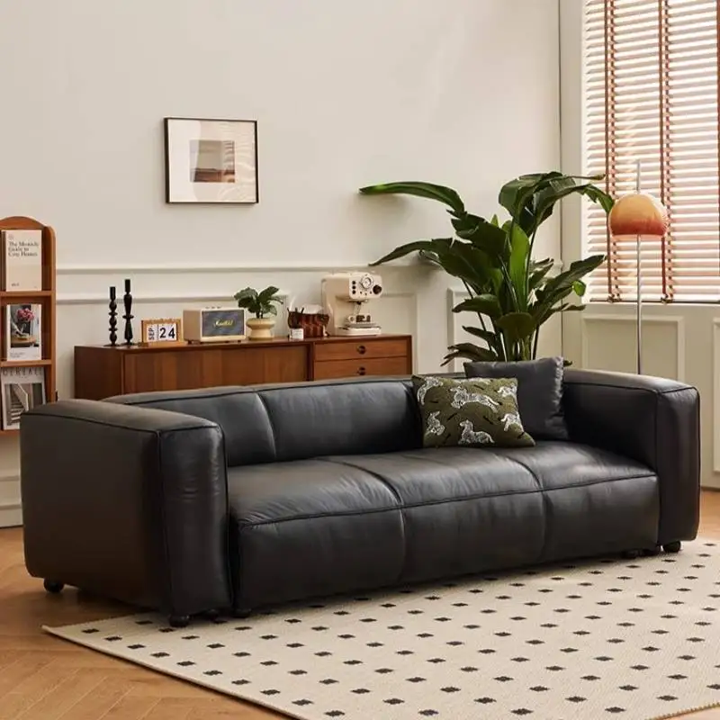 

Минималистичные европейские диваны для гостиной, винтажный роскошный секционный диван в стиле Баухаус с пеной памяти, мебель для дома